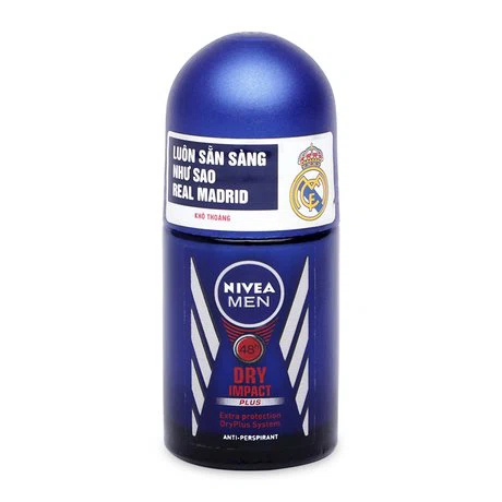 Lăn Khử Mùi NIVEA MEN DRY IMPACT (Chai 25ml)