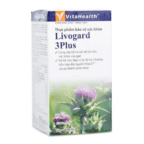 Mã cũ - Thực phẩm chức năng giúp thanh nhiệt, giải độc gan Livogard 3Plus (60 viên/hộp)