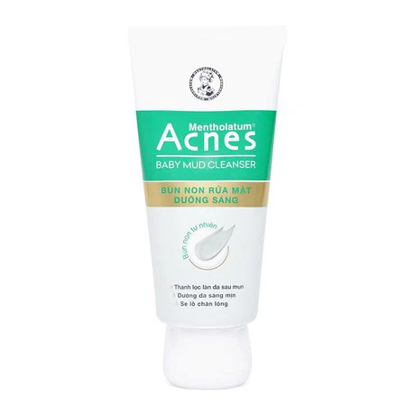 Sữa rửa mặt Acnes Baby Mud Cleanser (Tuýp 100g)