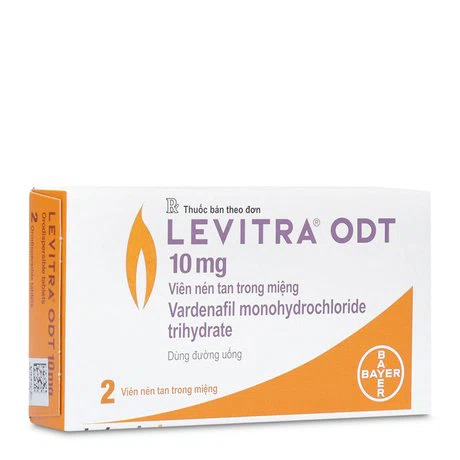 Levitra ODT 10mg (Hộp 1 vỉ x 2 viên)