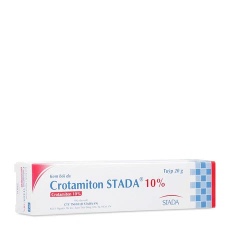 Kem bôi da điều trị ghẻ và các triệu chứng ngứa Crotamiton Stada 10% (20g)