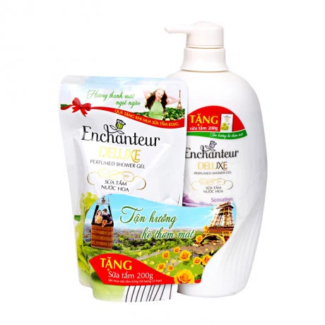 Sữa tắm nước hoa Enchanteur Sensation (650g)