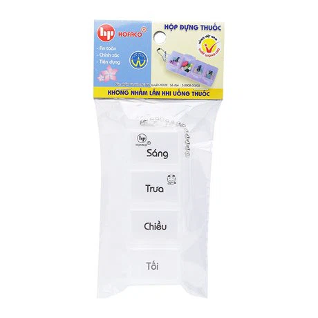 Hộp đựng thuốc HOFACO dùng chia thuốc, tiện lợi, vệ sinh