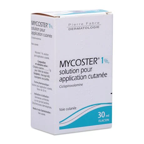 Thuốc điều trị nhiễm nấm men Candida ở da, lang ben Mycoster 1% (30ml)