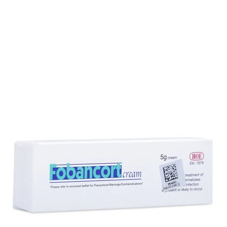 Kem bôi da điều trị các bệnh nhiễm trùng da Fobancort Cream (5g)