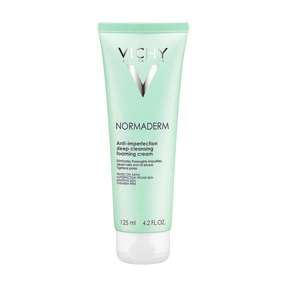 Sữa rửa mặt VICHY giúp làm sạch da dành cho da dầu mụn (Tuýp 125ml)