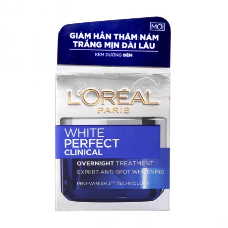 Kem dưỡng da trắng mịn ban đêm L'Oreal White Perfect (50ml)