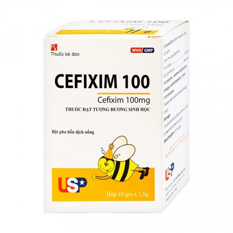 Cefixim 100 (10 gói x 1,5g)