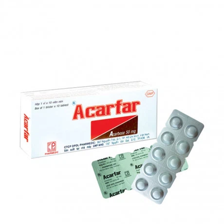 Acarfar (Hộp 1 vỉ x 10 viên)