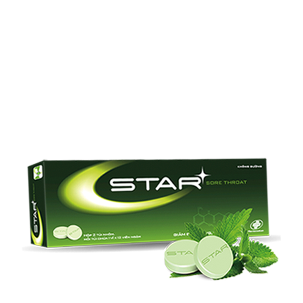 Star Sore Throat (2 vỉ x 8 viên)