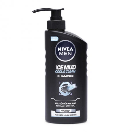 Dầu gội bùn khoáng mát lạnh sạch sâu Nivea Men (530ml)
