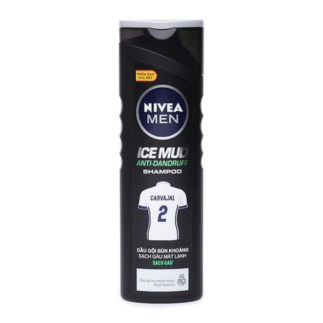 Dầu gội bùn khoáng sạch gàu mát lạnh Nivea (180ml)