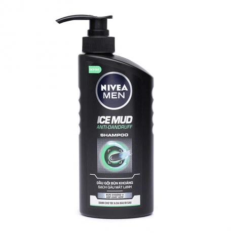 Dầu gội bùn khoáng sạch gàu mát lạnh Nivea (530ml)