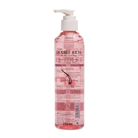 Gel dưỡng tóc giữ nếp tóc thẳng Double Rich Soft Hold (250ml)