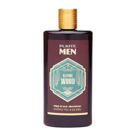 Dầu gội dưỡng tóc và da đầu hương gỗ cho nam Purité Men (180ml)