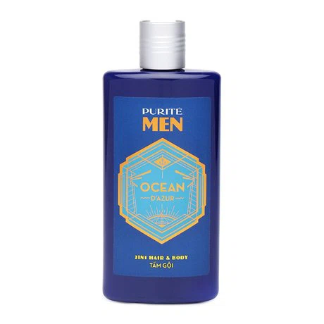 Sữa tắm gội toàn thân hương biển dành cho nam Purité Men (180ml)