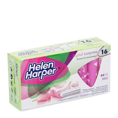 Băng vệ sinh dạng ống Helen Harper Tampon Mini (Hộp 16 cái)