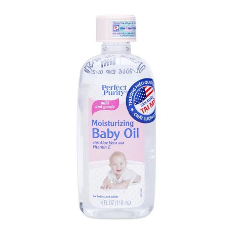 Tinh dầu dưỡng thể kết hợp nha đam & Vitamin E cho bé Perfect Purity Moisturizing Baby Oil (118ml)
