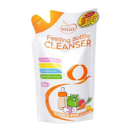 Nước rửa bình sữa cho bé Wesser (500ml)