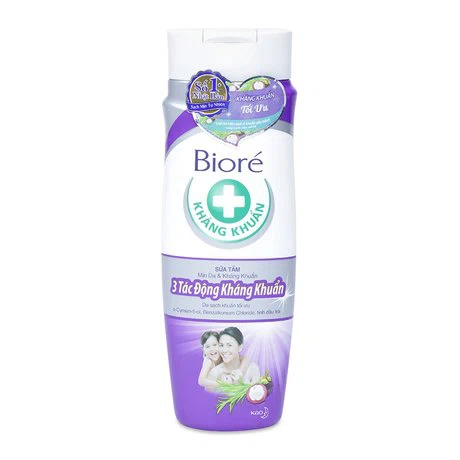 Sữa tắm Biore ST 3 tác động kháng khuẩn (220g)