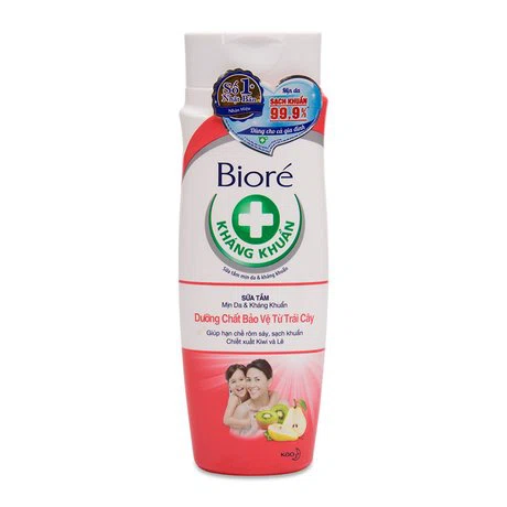 Sữa tắm Bioré dưỡng chất bảo vệ từ trái cây 220g