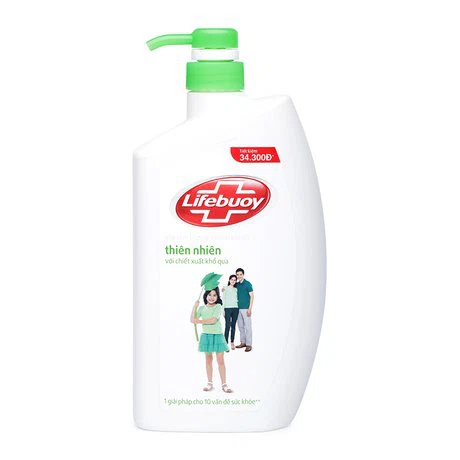 Sữa tắm thiên nhiên chiết xuất khổ qua Lifebuoy (850g)