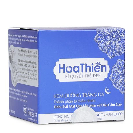 Kem dưỡng trắng da mờ thâm nám Hoa Thiên (15g)
