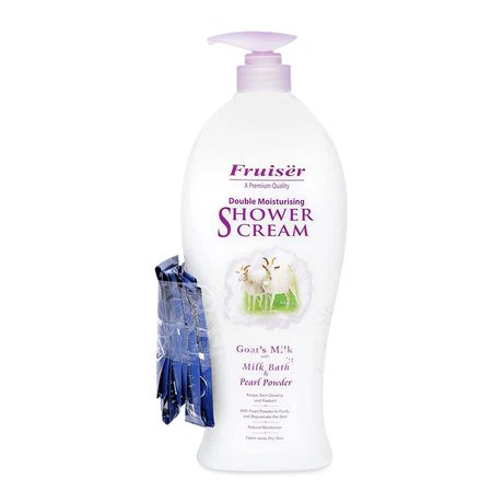 Sữa tắm tinh chất sữa dê và ngọc trai Fruiser Shower Cream (1000ml)