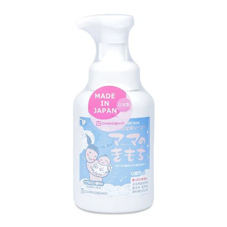 Sữa tắm gội đầu phun tạo bọt cho trẻ Chinoshio Mom's Love Baby (330ml)