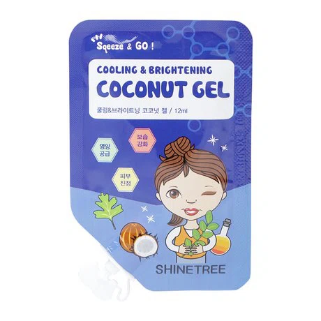 Gel dưỡng mát và sáng da chiết xuất từ dừa Shinetree Coconut (12ml)