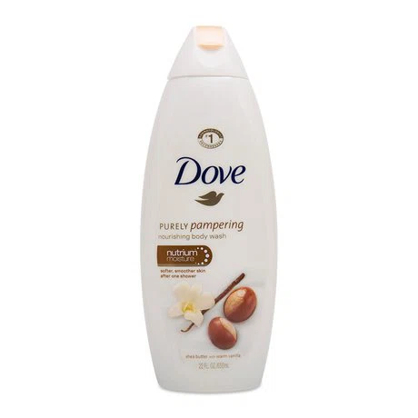 Sữa tắm dưỡng ẩm hương hạnh nhân Dove Purely Pampering (650ml)