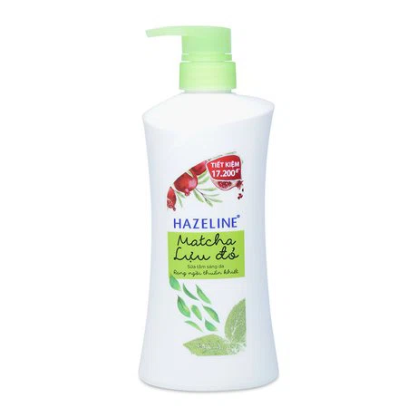 Sữa tắm dưỡng sáng da Hazeline matcha lựu đỏ (700g)