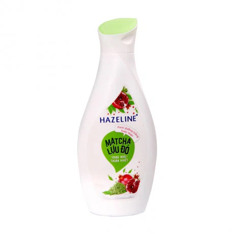 Sữa dưỡng thể trắng da matcha & lựu đỏ Hazeline (230ml)