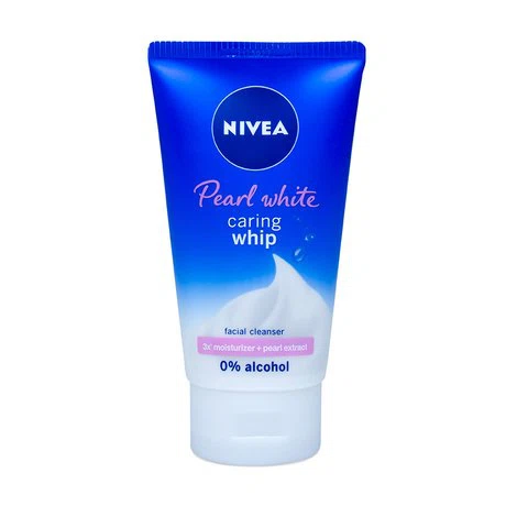 Sữa rửa mặt tạo bọt trắng da Nivea Pearl White Caring Whip (50ml)