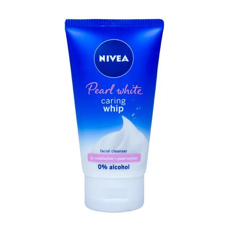 Sữa rửa mặt tạo bọt trắng da Nivea Pearl White Caring Whip (100ml)