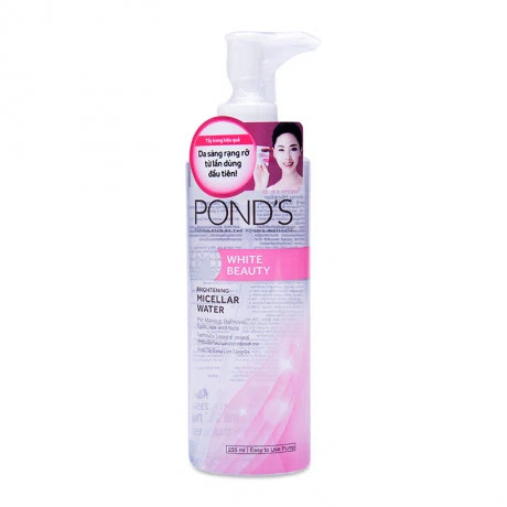 Nước tẩy trang làm sáng da Pond's White Beauty Brightening Micellar Water (235ml)