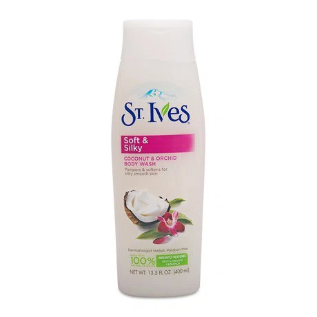 Sữa tắm dừa và hoa lan ST. Ives 400ml