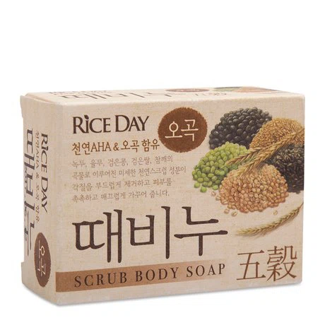 Xà bông tắm tẩy tế bào chết RiceDay Tinh chất ngũ cốc 100g