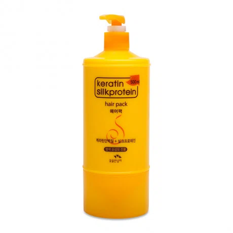 Dầu xả ủ tóc 2 trong 1 tinh chất tơ tằm Keratin 500ml