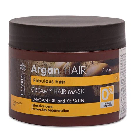 Mặt nạ ủ phục hồi tóc yếu Dr. Santé Argan Hair 300ml