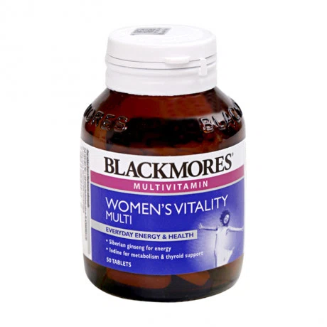 TPCN Vitamin tổng hợp cho nữ Blackmores Women's Vitality Multi (50 viên/hộp)