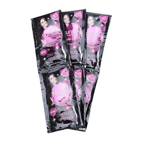 Dầu gội Sunsilk óng mượt rạng ngời (12 gói x 6g)