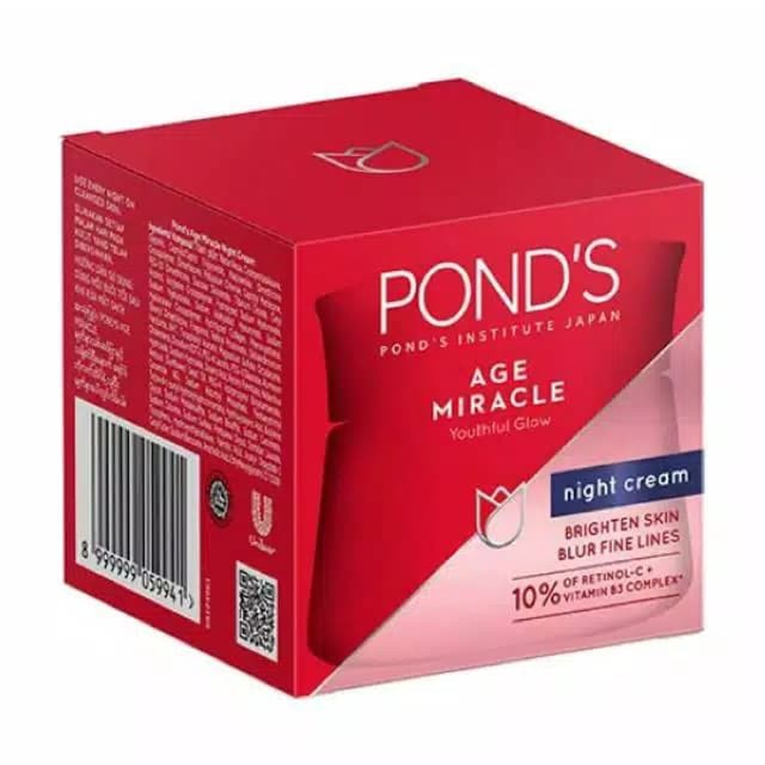 Kem ngăn ngừa lão hóa cao cấp ban đêm Pond's Age Miracle Ultimate Youth Glow Night Cream (Hộp 50g)