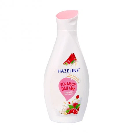 Sữa dưỡng thể trắng da yến mạch dâu tằm Hazeline (230ml)