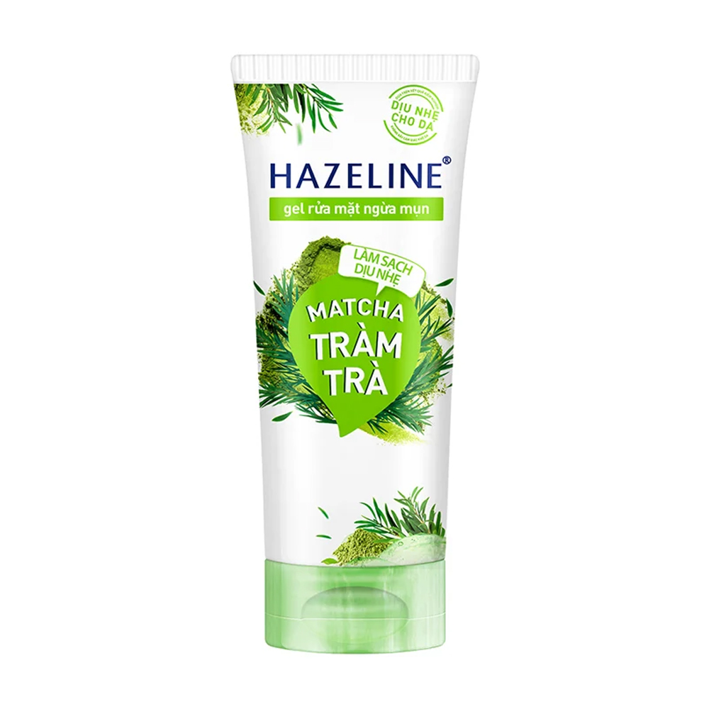 Sữa rửa Hazeline Matcha & Lựu Đỏ/ Tràm Trà (100g)