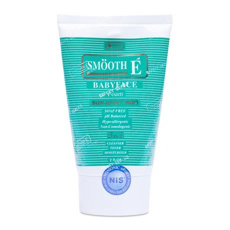 Bọt rửa mặt Smooth E Babyface Foam 3 in 1 (60ml)