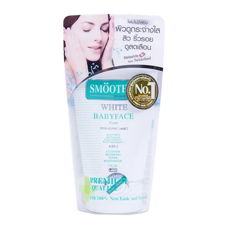 Sữa rửa mặt Smooth E Babyface 3 in 1 (60ml)