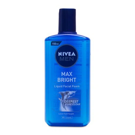 Gel rửa mặt sáng da cho nam Nivea Men Max Bright 150ml