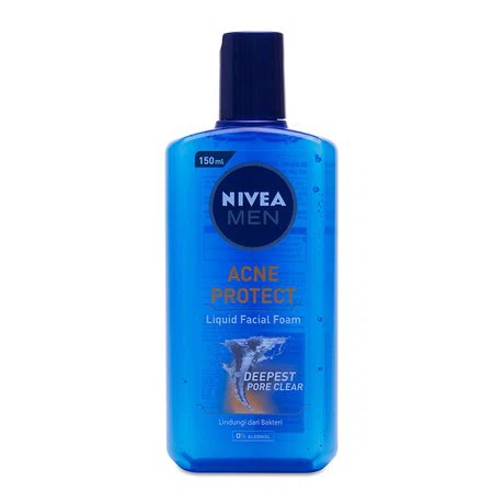 Gel rửa mặt giảm mụn cho nam Nivea Men Acne Protect 150ml