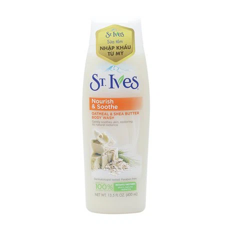 Sữa tắm yến mạch và bơ ST. Ives 400ml